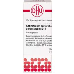 ANTIMONIUM SULFURATUM aurantiacum D 12 Globuli 10 g