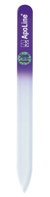 APOLINE Nagelfeile Glas 9 cm lila 1 St