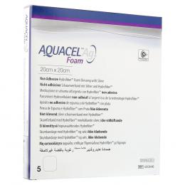 Ein aktuelles Angebot für AQUACEL Ag Foam nicht adhäsiv 20x20 cm Verband 5 St Verband Verbandsmaterial - jetzt kaufen, Marke Convatec (Germany) GmbH.