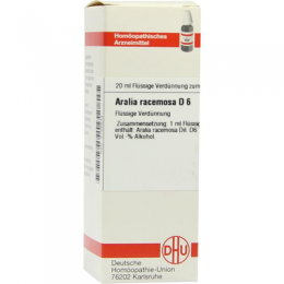 ARALIA RACEMOSA D 6 Dilution 20 ml