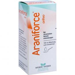 Ein aktuelles Angebot für ARANIFORCE arthro Mischung 100 ml Mischung Naturheilmittel - jetzt kaufen, Marke Weber & Weber Gmbh.