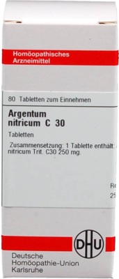 ARGENTUM NITRICUM C 30 Tabletten 80 St