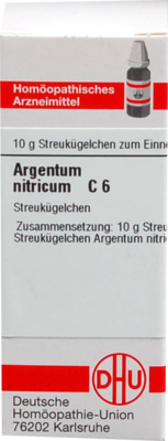ARGENTUM NITRICUM C 6 Globuli 10 g