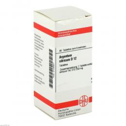 ARGENTUM NITRICUM D 12 Tabletten 80 St Tabletten