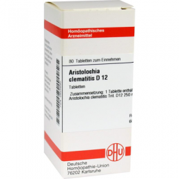 ARISTOLOCHIA CLEMATITIS D 12 Tabletten 80 St