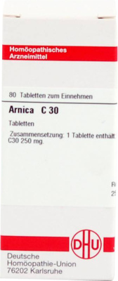 ARNICA C 30 Tabletten 80 St