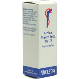Ein aktuelles Angebot für ARNICA PLANTA tota Rh D 3 Augentropfen 10 ml Augentropfen Homöopathische Einzelmittel - jetzt kaufen, Marke Weleda AG.