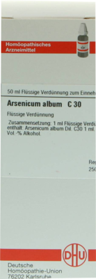 ARSENICUM ALBUM C 30 Dilution 50 ml