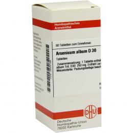 Ein aktuelles Angebot für ARSENICUM ALBUM D 30 Tabletten 80 St Tabletten Homöopathische Einzelmittel - jetzt kaufen, Marke DHU-Arzneimittel GmbH & Co. KG.