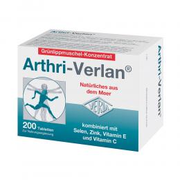 ARTHRI-VERLAN zur Nahrungsergänzung Tabletten 200 St Tabletten