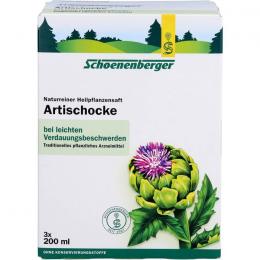 ARTISCHOCKENSAFT Schoenenberger 600 ml