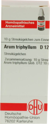 ARUM TRIPHYLLUM D 12 Globuli 10 g