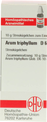 ARUM TRIPHYLLUM D 6 Globuli 10 g