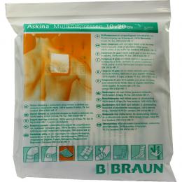 Ein aktuelles Angebot für ASKINA Mullkompressen 10x20 cm steril 5 X 2 St Kompressen Verbandsmaterial - jetzt kaufen, Marke B. Braun Melsungen AG.