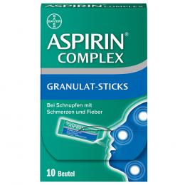 ASPIRIN Complex Granulat-Sticks 500 mg/30 mg Gran. 10 St Granulat
