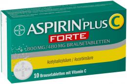 ASPIRIN plus C forte 800 mg/480 mg Brausetabletten 10 St Brausetabletten