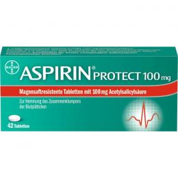 ASPIRIN Protect 100 mg magensaftres.Tabletten 42 St.