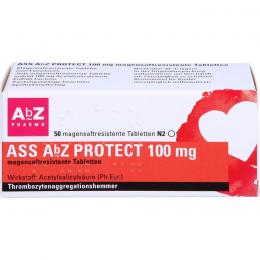 ASS AbZ PROTECT 100 mg magensaftresist.Tabl. 50 St.