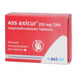 ASS axicur 100 mg TAH magensaftres.Tabletten 100 St