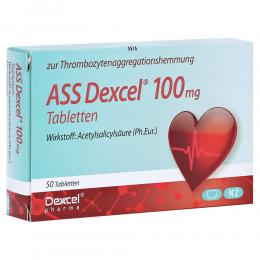Ein aktuelles Angebot für ASS Dexcel 100 mg Tabletten 50 St Tabletten Blutverdünnung - jetzt kaufen, Marke Dexcel Pharma GmbH.