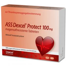 ASS Dexcel Protect 100mg Tabletten 100 St Tabletten magensaftresistent