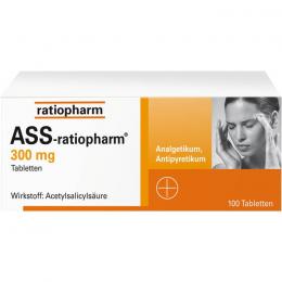 ASS-ratiopharm 300 mg Tabletten 100 St.