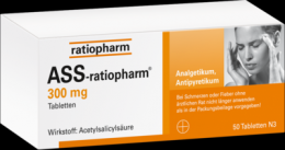 ASS-ratiopharm 300 mg Tabletten 50 St