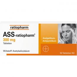 ASS-ratiopharm 300 mg Tabletten 50 St.
