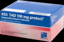 ASS TAD 100 mg protect magensaftres.Filmtabletten 100 St