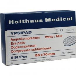 Ein aktuelles Angebot für AUGENKOMPRESSEN Ypsipad 56x70 mm steril 5 St Kompressen Augen & Ohren - jetzt kaufen, Marke Holthaus Medical GmbH & Co. KG.