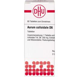 AURUM COLLOIDALE D 6 Tabletten 80 St.