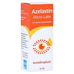 AZELASTIN Micro Labs 0,5 mg/ml Augentropfen 6 ml Augentropfen