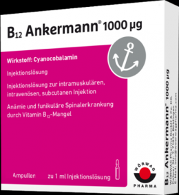 B12 ANKERMANN 1.000 g Ampullen 10X1 ml