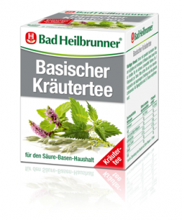 BAD HEILBRUNNER Basischer Krutertee Filterbeutel 8X1.8 g