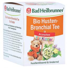 BAD HEILBRUNNER Bio Husten-Bronchial Tee f.Kinder 8 X 1.5 g Filterbeutel