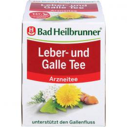 BAD HEILBRUNNER Leber- und Galletee Filterbeutel 14 g