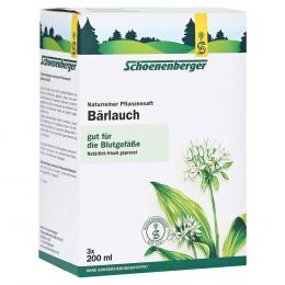 Ein aktuelles Angebot für BÄRLAUCH SAFT Schoenenberger Heilpflanzensäfte 3 X 200 ml Saft Nahrungsergänzungsmittel - jetzt kaufen, Marke SALUS Pharma GmbH.