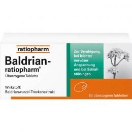 BALDRIAN-RATIOPHARM überzogene Tabletten 60 St.