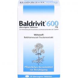 BALDRIVIT 600 mg überzogene Tabletten 50 St.