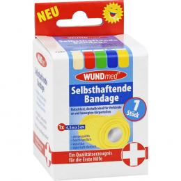 BANDAGE selbsthaftend 5 cmx4,5 m farb.sort. 1 St Bandage