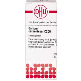BARIUM CARBONICUM C 200 Globuli 10 g
