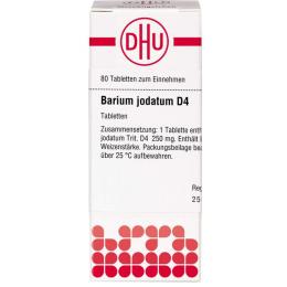 BARIUM JODATUM D 4 Tabletten 80 St.