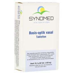 Ein aktuelles Angebot für BASIS OPTIK vasal Tabletten 60 St Tabletten  - jetzt kaufen, Marke Synomed GmbH.