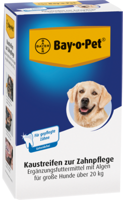 BAY O PET Zahnpfl.Kaustreif.f.gr.Hunde 140 g