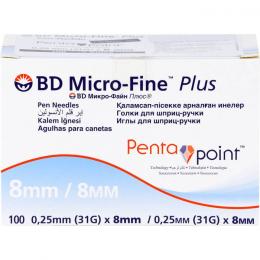 BD MICRO-FINE+ 8 Pen-Nadeln 0,25x8 mm 110 St.