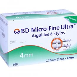 BD MICRO-FINE ULTRA Pen-Nadeln 0,23x4 mm 100 St Kanüle