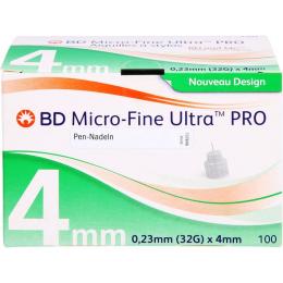 BD MICRO-FINE ULTRA Pro Pen-Nadeln 0,23x4 mm 32 G 100 St.