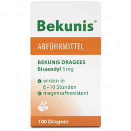 BEKUNIS DRAGEES BISACODYL 5mg 100 St Tabletten magensaftresistent