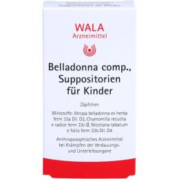 BELLADONNA COMP.Kindersuppositorien 10 g