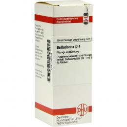 Ein aktuelles Angebot für BELLADONNA D 4 Dilution 20 ml Dilution Naturheilkunde & Homöopathie - jetzt kaufen, Marke DHU-Arzneimittel GmbH & Co. KG.